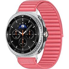 Galaxy Watch8 Classic | 46 мм | Black | Fabric/Red | M/L, Размер: 46 мм, Цвет: Black, Тип ремешка: Fabric, Цвет ремешка: Red, Размер ремешка: M/L, Подключение часов: Bluetooth / Wi-Fi